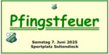 Einladung zum Pfingstfeuer